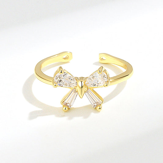 Bow open ring